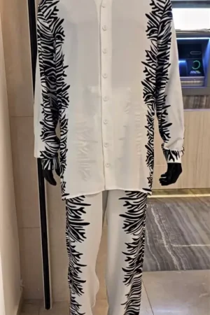 ENS GHAZAL TIGER BLACK WHITE - Nanawax