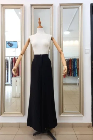 PANTALON FIMBU NOIR - Nanawax