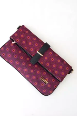 Pochette griffée Mandela violet - Nanawax