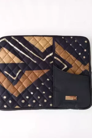 Pochette ordinateur bogolan 14 pouces - Nanawax
