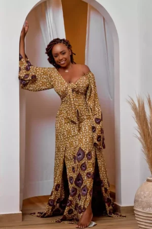 ROBE EDWINA PLUME D'OIE - Nanawax