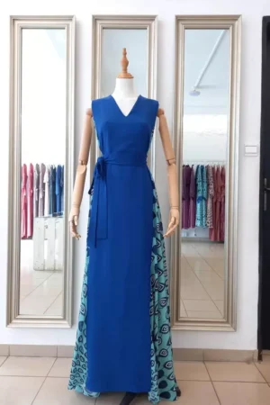 ROBE HAKEEMA GOUTTE D'EAU BLEU - Nanawax