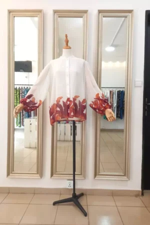 TOP FATIM GARDEN ORANGE - Nanawax